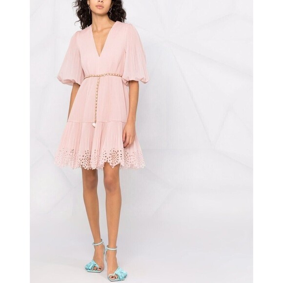 NEW! ZIMMERMANN Pleated Dress ZM 2 / US 8 - Picture 2 of 15